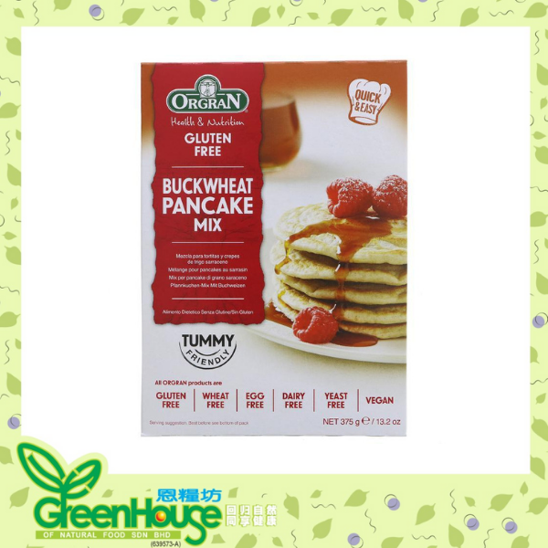 ORG PACKET MIXBUCKWHEAT PANCAKE MIX 375G